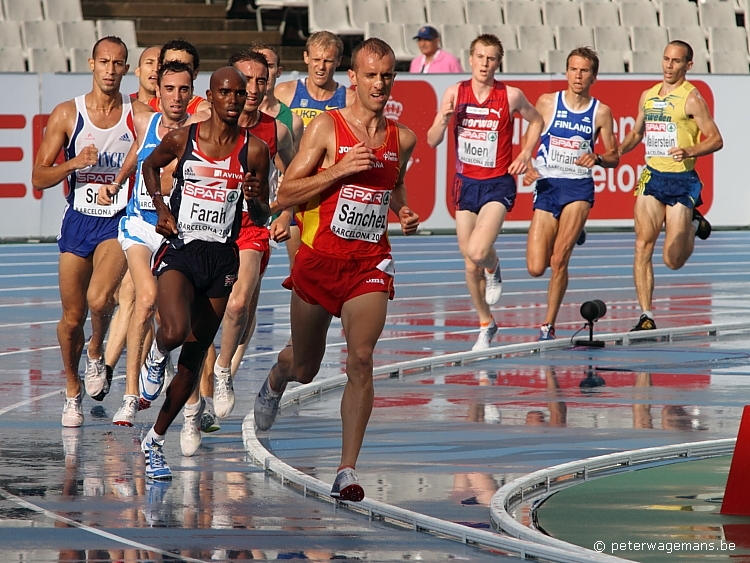 Mo Farah, Sergio Sanchez, Jesus España