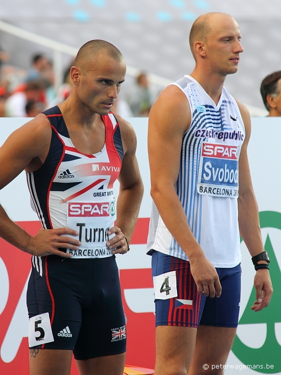 Andy Turner en Petr Svoboda