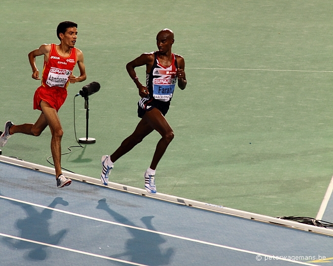 Mo Farah, Ayed Lamdassem