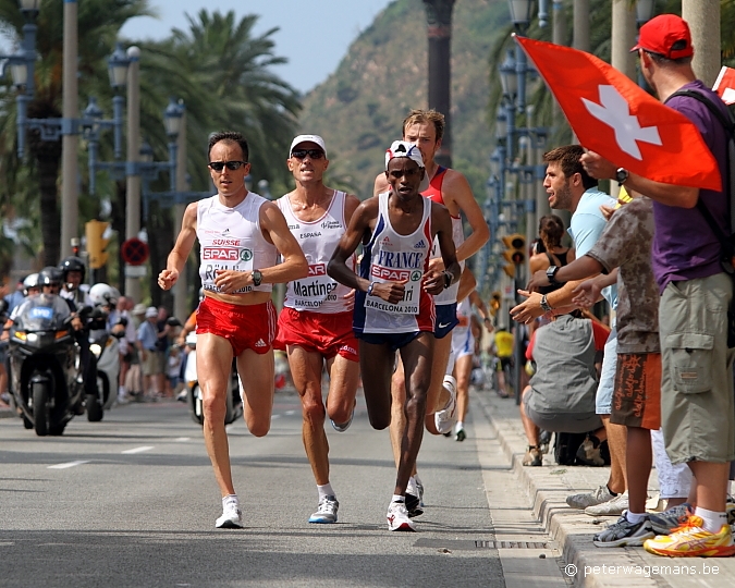 Marathon EK Barcelona, Röthlin, Martinez, Theuri en Safronov