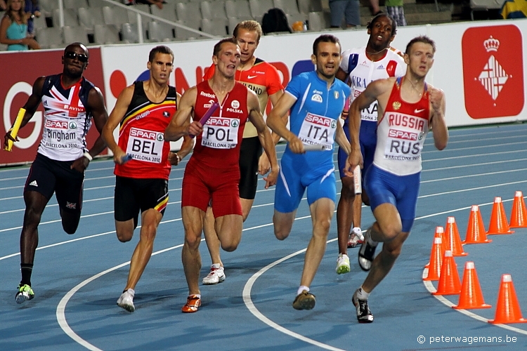 4 x 400m, Kevin Borlée
