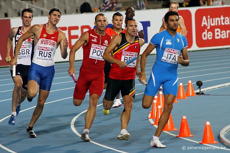 4 x 400m, Cédric Van Branteghem