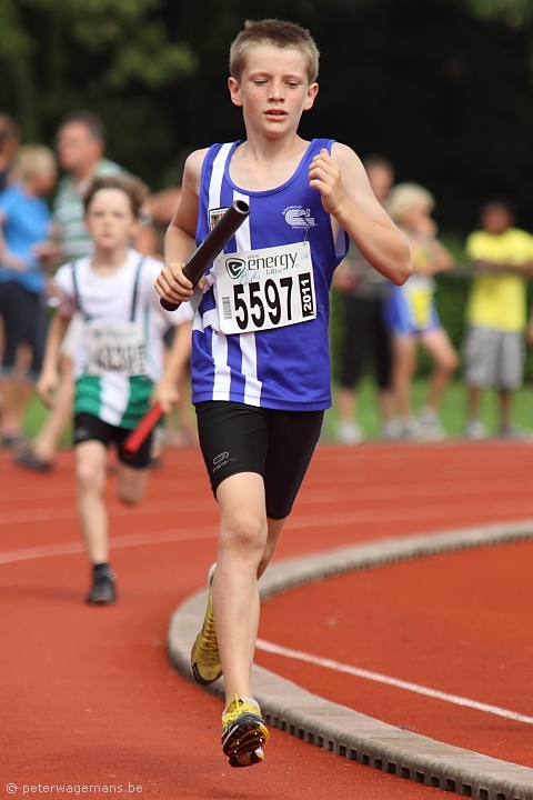 3 x 600m, Burcht