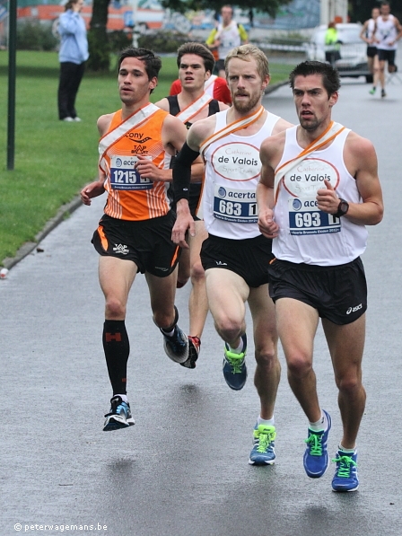 Ekiden Brussel met Saucony team